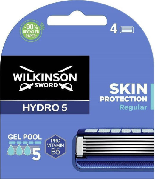 Wilkinson Hydro 5 Skin Protection Regular zapasowe ostrza do maszynki do golenia dla mężczyzn 4szt