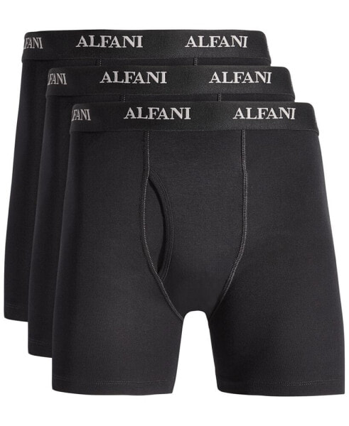Трусики-боксеры для мужчин Alfani Regular-Fit Solid, набор из 4 шт, созданные для Macy's.
