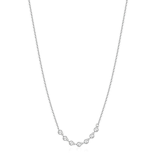 Delicate necklace with clear crystals Symphonia BYM131