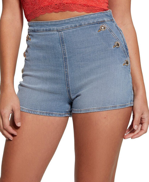 Women's Janae High Rise Denim Sailor Shorts