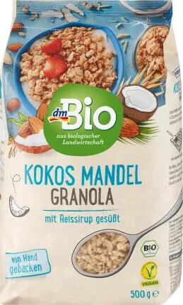 Knuspermüsli, Kokos Mandel Granola, 500 g