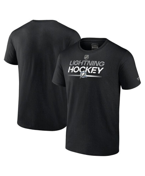 Men's Black Tampa Bay Lightning Alternate Wordmark T-shirt