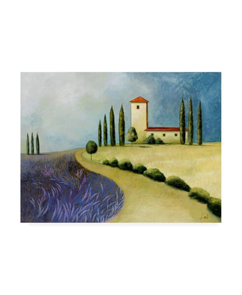 Pablo Esteban Tuscan Villas Paint 3 Canvas Art - 36.5" x 48"