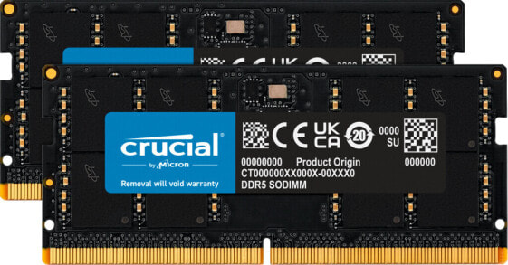 Crucial CT2K32G52C42S5 - 64 GB - 2 x 32 GB - DDR5 - 5200 MHz - 262-pin SO-DIMM