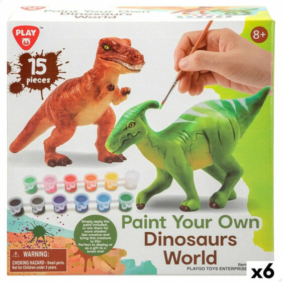 Игровой набор PlayGo Сет из 2 Динозавров Dinosaurs For painting (Динозавры для рисования)