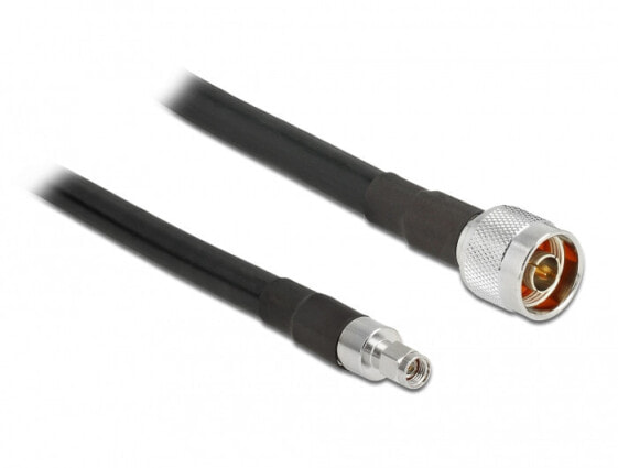 Delock 13028 - Connection cable - Black - RP-SMA - 10 m