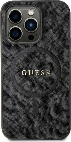 Guess Etui Guess GUHMP13LPSAHMCK Apple iPhone 13/13 Pro hardcase Saffiano MagSafe czarny/black