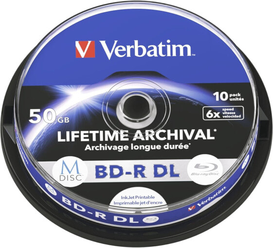 Verbatim BLU-Ray BD-R 50GB 6X SP10
