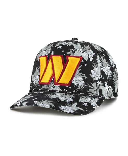 Men's Black Washington Commanders Dark Tropic Hitch Adjustable Hat
