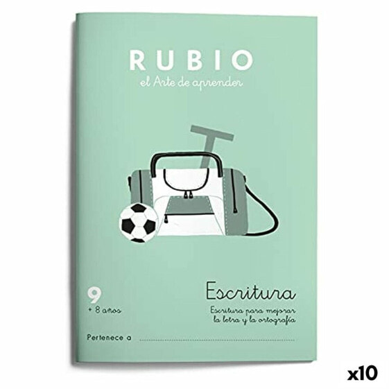 Тетрадь для письма и каллиграфии Cuadernos Rubio Nº9 A5 испанский 20 Листов (10 штук)