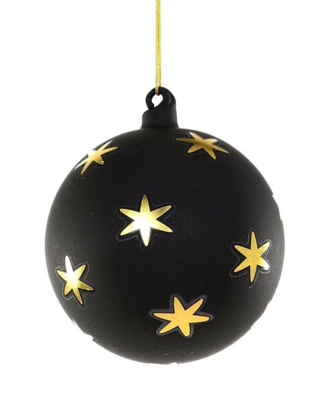 Cody Foster & Co. Glinting Star Bauble Large Ornament Multicolor