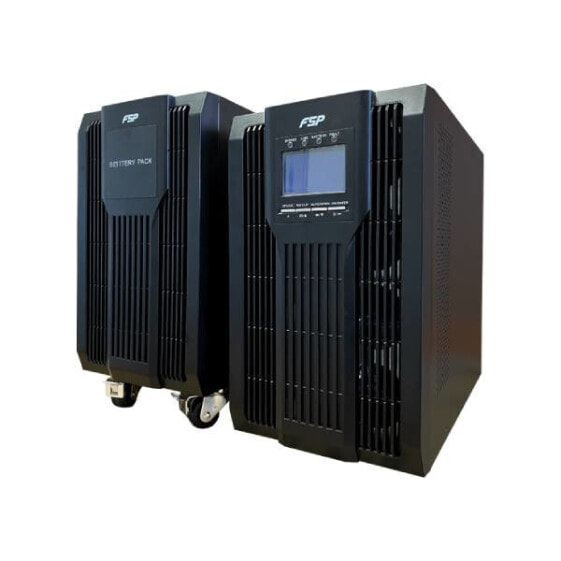 FSP Fortron Champ Tower 6KL - Double-conversion (Online) - 6 kVA - 5400 W - Tower - Black - LCD