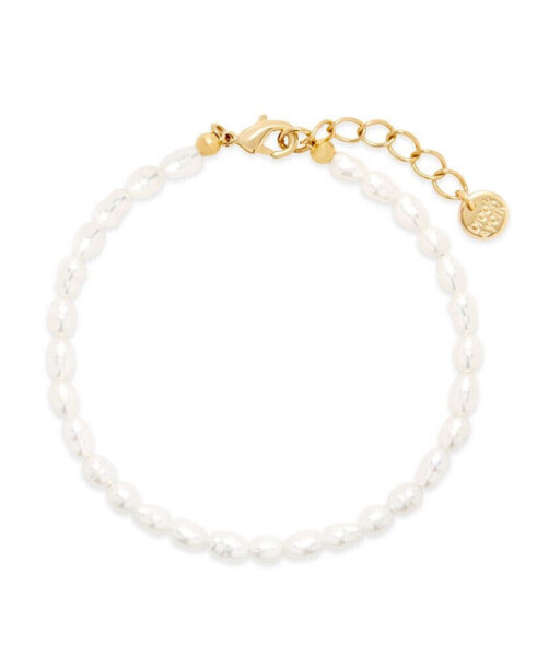 Lillian Baroque Freshwater Imitation Pearl Bead Bracelet