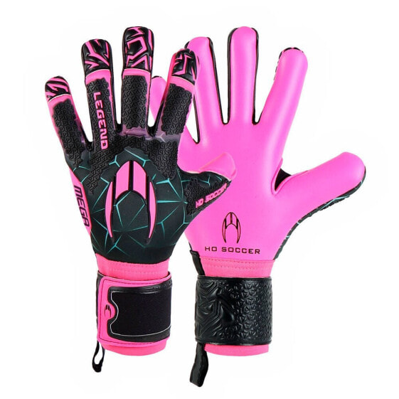 HO SOCCER Pink Legend RN Megagrip goalkeeper gloves