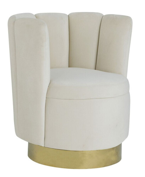 Ellis Upholstered Swivel Accent Chair