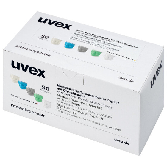 UVEX Arbeitsschutz 8739524 - Green - Monotone - Elastane - Nylon - Unisex - Adult - Polypropylene (PP)