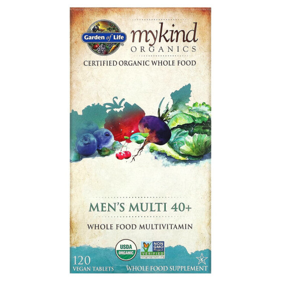 Organics, Men's Multi 40+, 120 Vegan Tablets