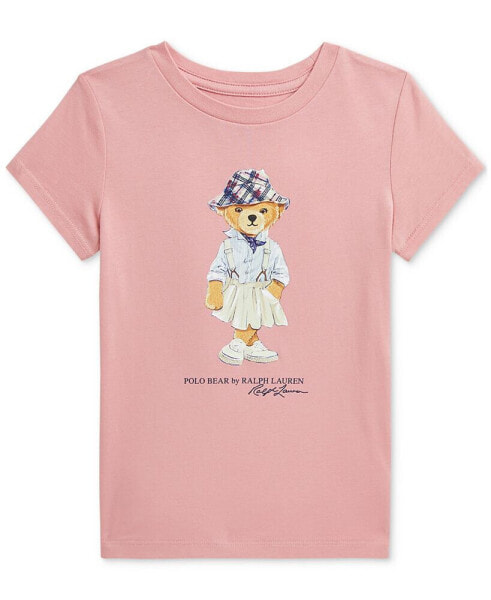 Toddler & Little Girls Polo Bear Cotton Jersey Tee