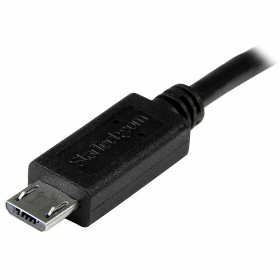 Кабель Micro USB Startech UUUSBOTG8IN Чёрный
