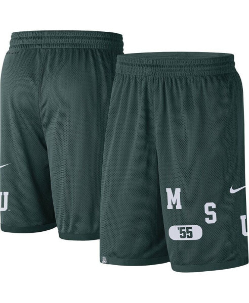 Men's Green Michigan State Spartans Wordmark Performance Shorts