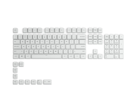 Glorious PC Gaming Race GPBT - Keyboard cap - Polybutylene terephthalate (PBT) - White