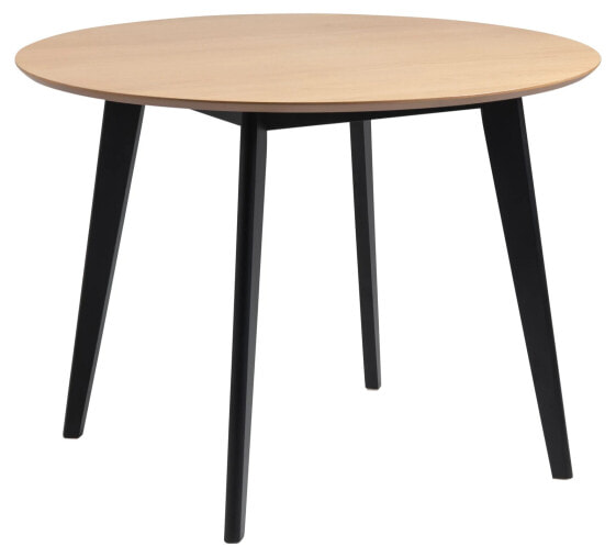 Обеденный стол ebuy24 Roxana из древесины дуба, облицованный.