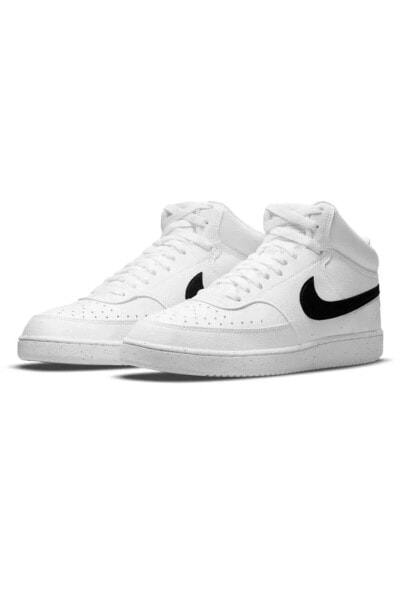 Bco-Negro Nike Court Vision Mid Nn For Erkek