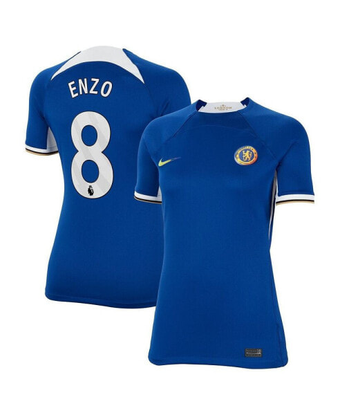 Women's Enzo Fernandez Blue Chelsea 2023/24 Home Stadium Replica Jersey