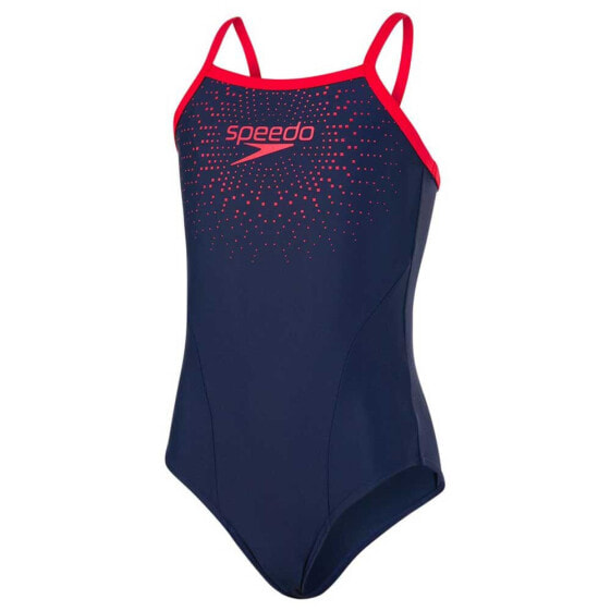 Купальник для плавания Speedo Gala Logo Thin Strap Swimsuit