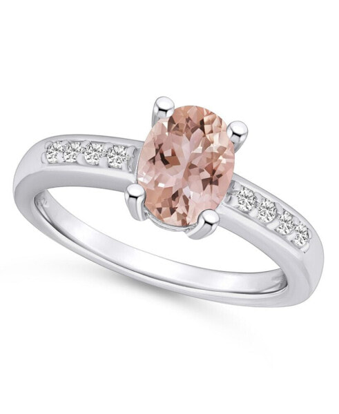 Кольцо Macy's Morganite and Diamond