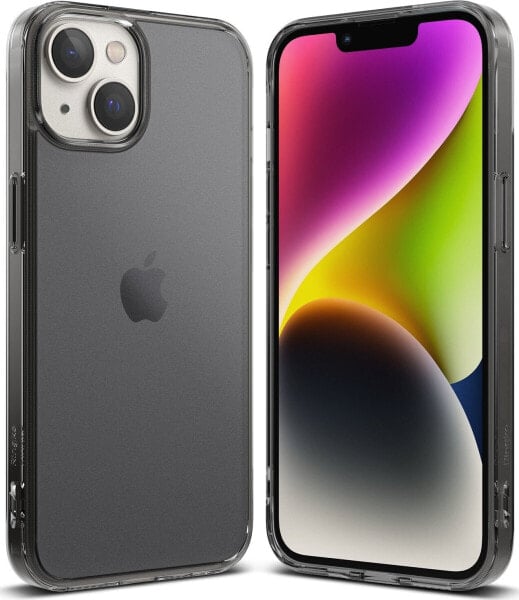 Ringke Ringke Fusion Matte etui iPhone 14 Plus pokrowiec z żelową ramką szary