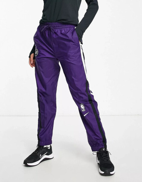 Nike Basketball NBA LA Lakers tracksuit joggers in purple