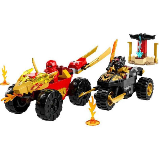 LEGO Battle By Car And Motorcycle Of Kai And Ras Construction Game