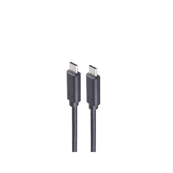 Аксессуар разъемы и переходники shiverpeaks BS13-48025 - 1 м - USB C - USB C - 20000 Mbit/s - черный