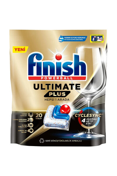 Таблетки для посудомоечных машин Finish Ultimate Plus 20