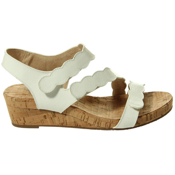 VANELi Kabie Wedges Womens White Casual Sandals 308143