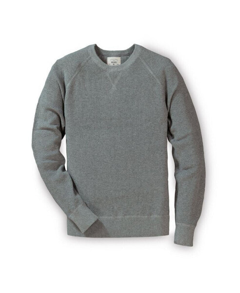 Men's Waffle Knit Pullover Sweater