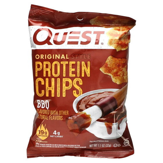 Протеиновые чипсы Quest Nutrition Сметана и Лук, 8 пакетов, 32 г каждый