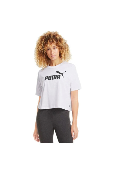 Sportswear Essentials Logo Cropped Short-sleeve Kadın Tişört