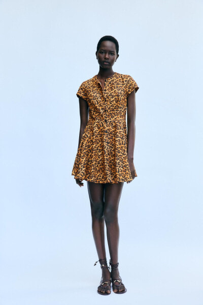 Zw collection short printed dress