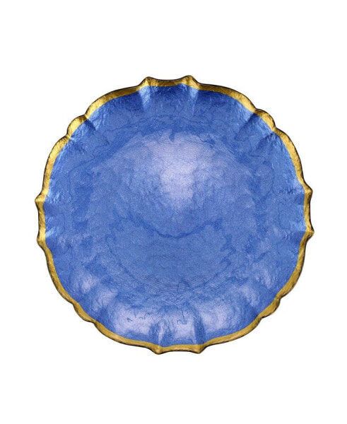 Baroque Glass Dinner Plate 10.5"