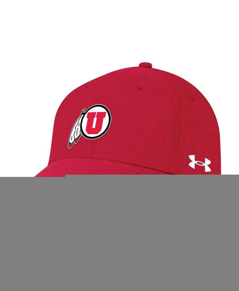 Men's Red Utah Utes Airvent Performance Flex Hat