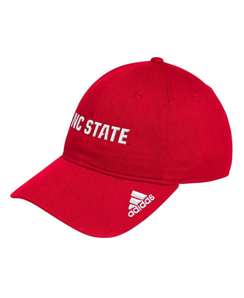 Men's Red NC State Wolfpack Locker Room Wordmark Slouch Adjustable Hat