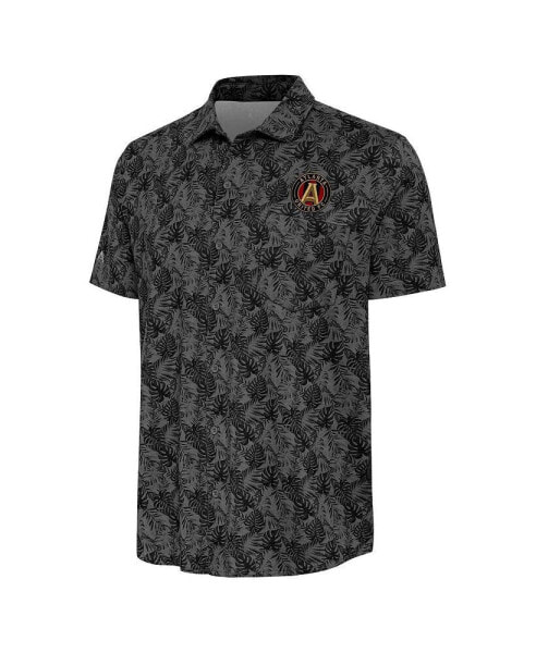 Men's Black Atlanta United FC Resort Button-Up Shirt