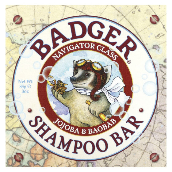 Badger Company, Шампунь, жожоба и баобаб, 85 г (3 унции)