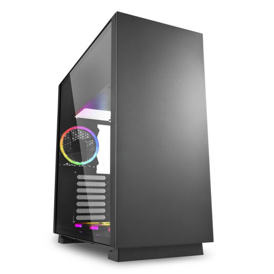 Sharkoon Pure Steel RGB - Midi Tower - PC - Black - ATX - CEB - EATX - EEB - micro ATX - Mini-ITX - Steel - Tempered glass - Multi