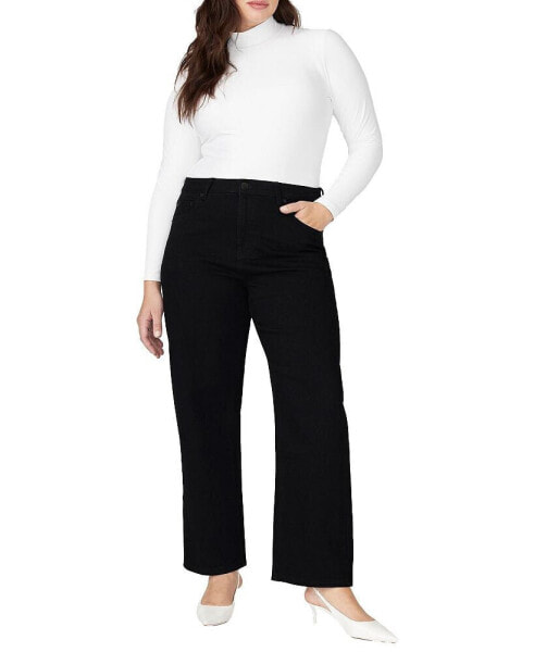 Plus Size The Naomi Comfort Stretch Straight Jean Long