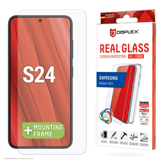 E.V.I. DISPLEX Real Glass+ Case Samsung Galaxy S24