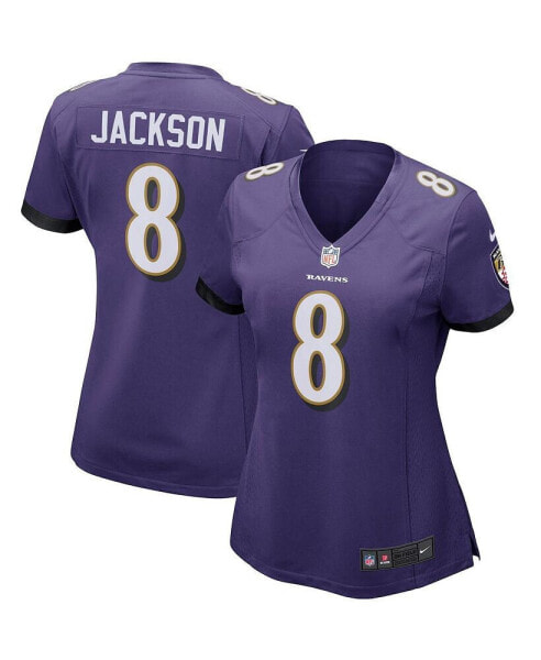 Women's Lamar Jackson Purple Baltimore Ravens Game Player Jersey