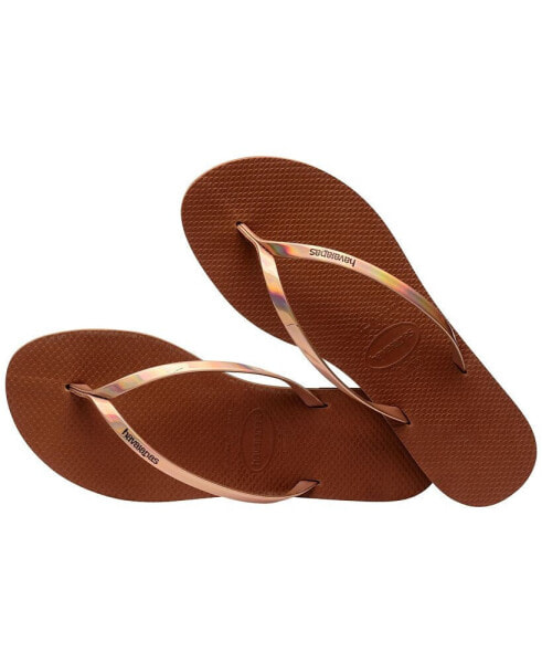 Havaianas you metallic on sale black